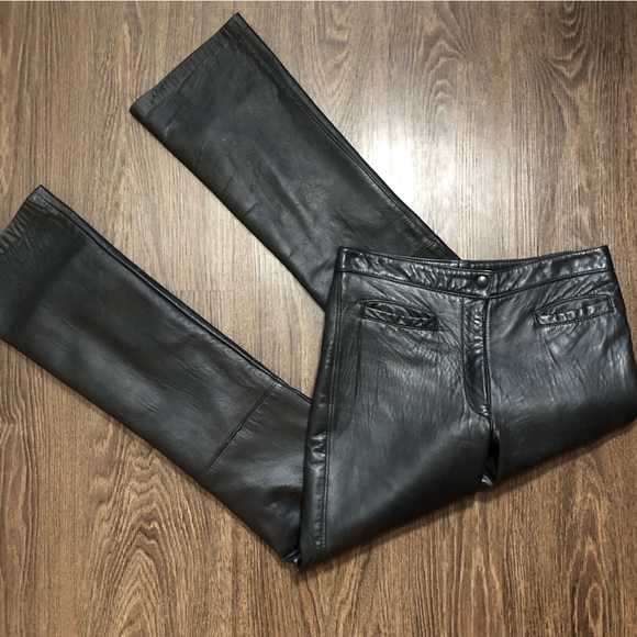 Vintage Made In Canada Genuine Leather Pants - Picture 6 of 17